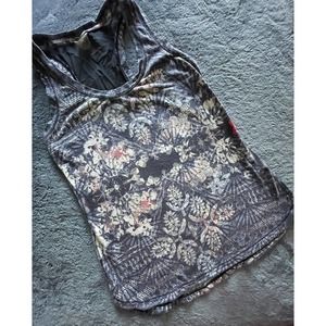 Calia Carrie‎ Underwood Everyday Tank Top Womens M Medium Blue/ Purple Floral